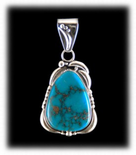 Blue Turquoise Pendant