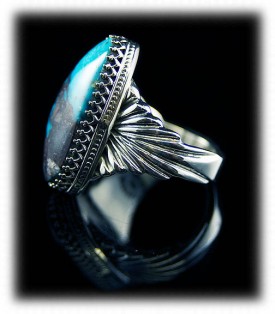 Bisbee Turquoise Menâ&euro;&trade;s Ring