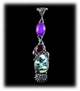 Tortoise Turquoise Fashion Pendant by Durango Silver Co