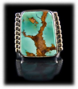 Handmade Mens Silver Jewelry with Turquoise