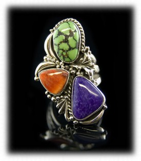 Lime Turquoise Ring