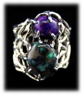 Hand Crafted Silver Jewelry - Mens Ring