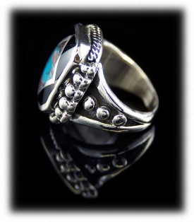 Bisbee Inlay Turquoise Ring