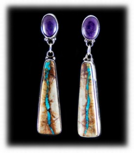 Ribbon Turquoise Earrings
