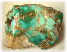Blue to green Royston Turquoise rough
