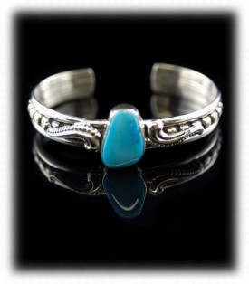 Native American Sleeping Beauty Turquoise Jewelry - Bracelet