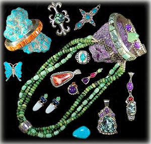 Bead Jewelry Cologe - Turquoise Beads