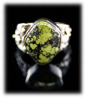 Yellow Spiderweb Turquoise