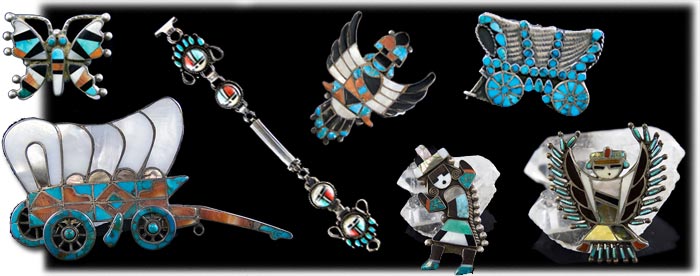 zuni inlay jewelry