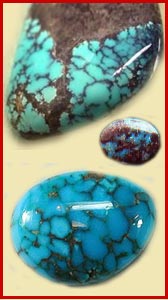 Bisbee Turquoise cabochon