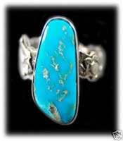 Blue Ice Turquoise Cabochons from Nevada