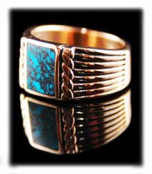 Lander Blue Turquoise Ring Lander Blue Turquoise Ring