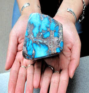 One Pound Bisbee Turquoise Rock