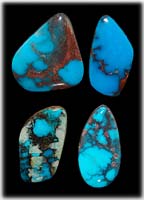 Highgrade Natural Bisbee Turquoise from Arizona