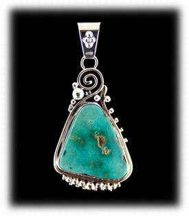 Fashion Turquoise Necklace - Pendant