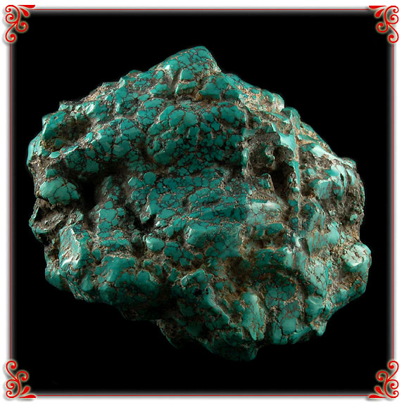 Huge 20 lbs Chinese Spiderweb Turquoise Rough Nugget