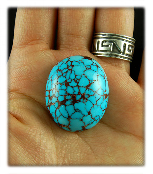 Top gem grade Spiderweb Persian Turquoise