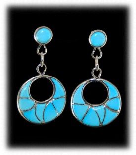 Classic Zuni Inlay Earrings