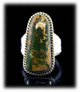 Nevada Green Turquoise Ring