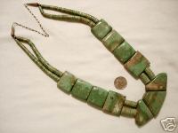 Santo Domingo Kingman Turquoise Bead Necklace