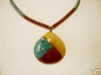 Santo Domingo Inlay Shell Necklace