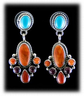 Fashion Turquoise Jewelry - Sleeping Beauty Turquoise Earrings