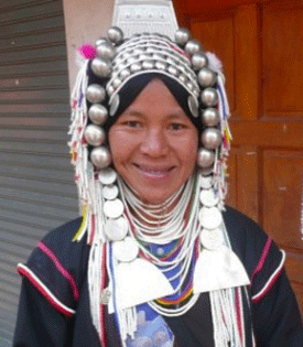 Akha Hill Tribe Woman - Thailand