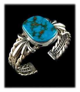 Blue Kingman Turquoise Bracelet