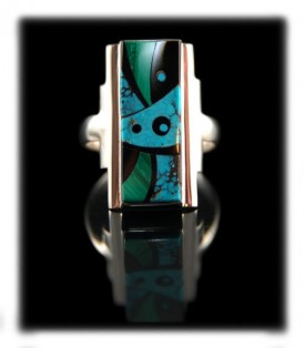 American Indian Turquoise Ring - Navajo Indian Handmade