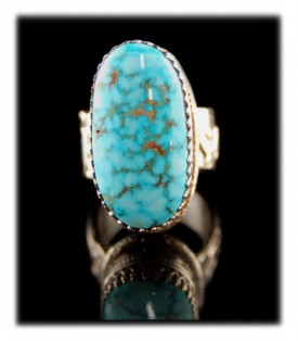 American Turquoise Rings with Kingman Turquoise