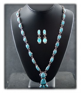 Godber Turquoise Necklace - Navajo Handmade