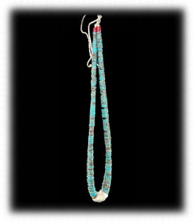 Rare Bisbee Turquoise Bead Necklace