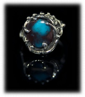 An Artistic Bisbee Turquoise Womens Ring