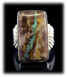 Authentic Boulder Turquoise Ring