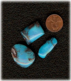 Smoky Bisbee Turquoise Cabochons