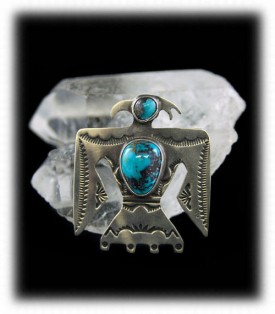 Authentic Old Turquoise Pin