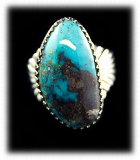 Bisbee Turquoise Mens Ring