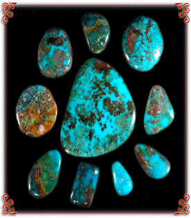 Bisbee Turquoise Cabochons