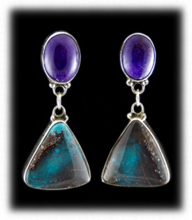 Bisbee Turquoise Dangle Earrings