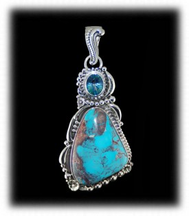 Bisbee Turquoise Pendant