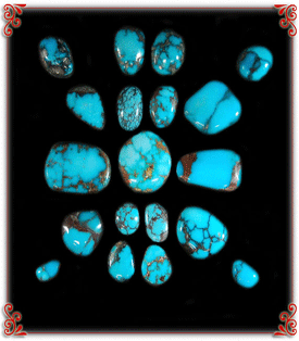 Bisbee Turquoise Stones