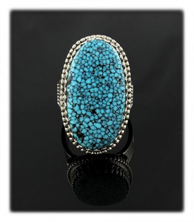 Black web Blue Spiderweb Turquoise from the Kingman mine