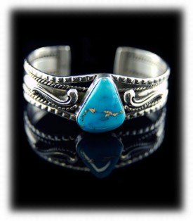 Silver and Turquoise Bracelet