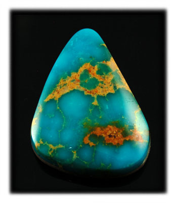 Kingman Turquoise Stone -  Stabilized