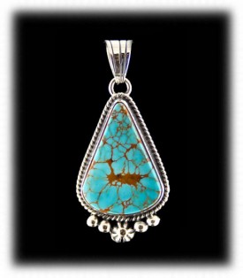 Blue Turquoise Pendant 