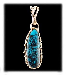 Blue Wind Turquoise Gold Jewelry