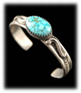 water web Kingman Turquoise bracelet for women