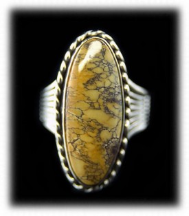 Brown Turquoise Womens Ring