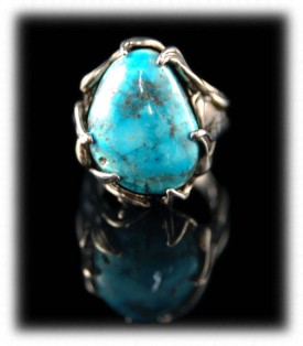 Candelaria Turquoise in a ring