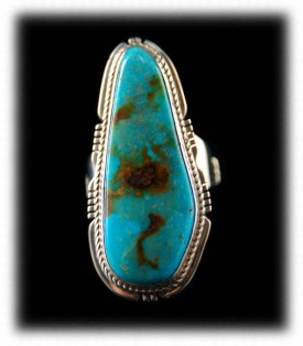 Blue Cerrillos Turquoise Ring